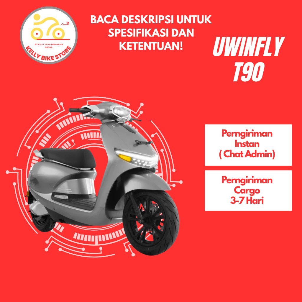 Uwinfly Motor Listrik Tipe T90 (Termasuk Faktur)