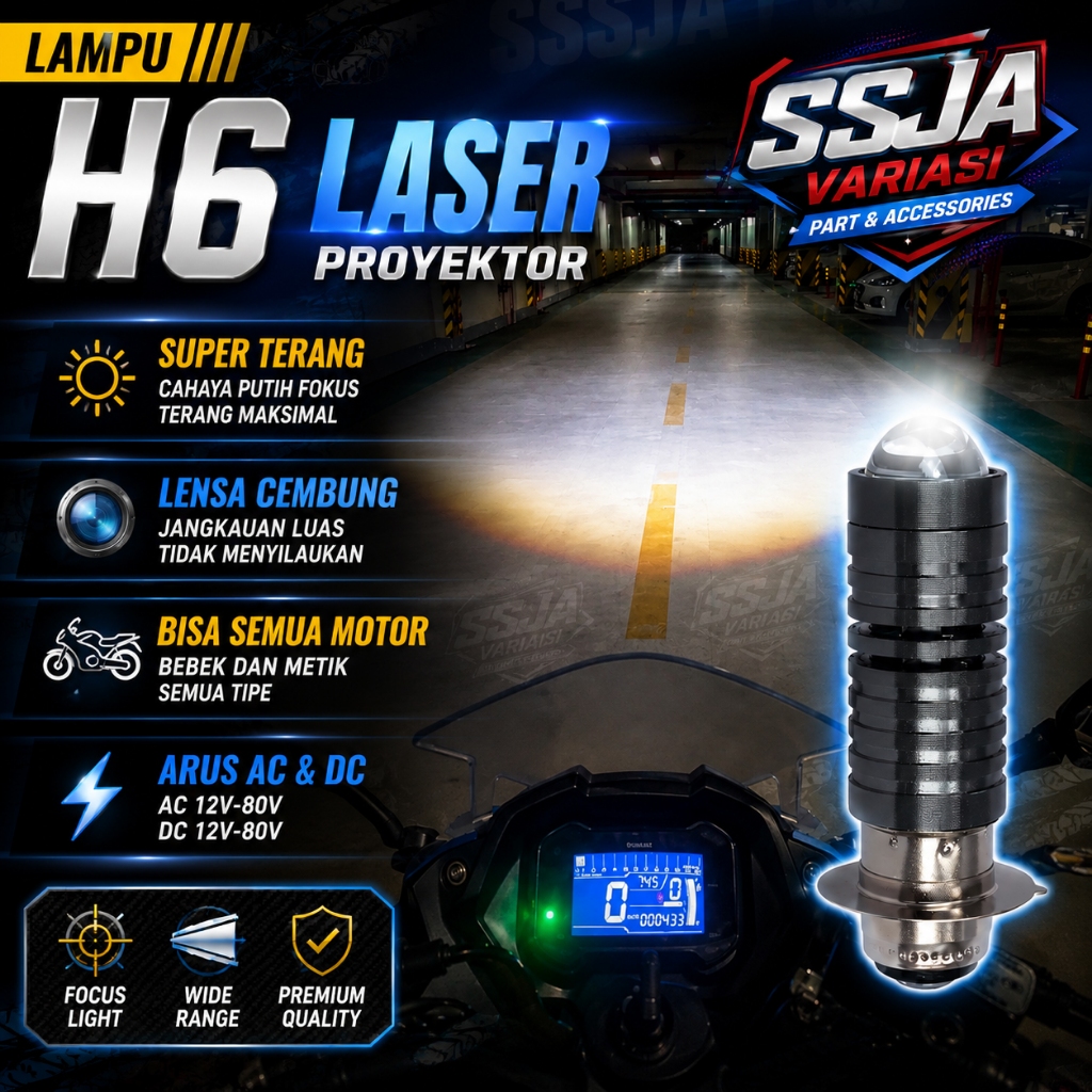 LED Lampu Depan Motor Lampu Led Motor Super Terang Depan Lampu H6 Led Motor Bohlam Lampu Depan Seped