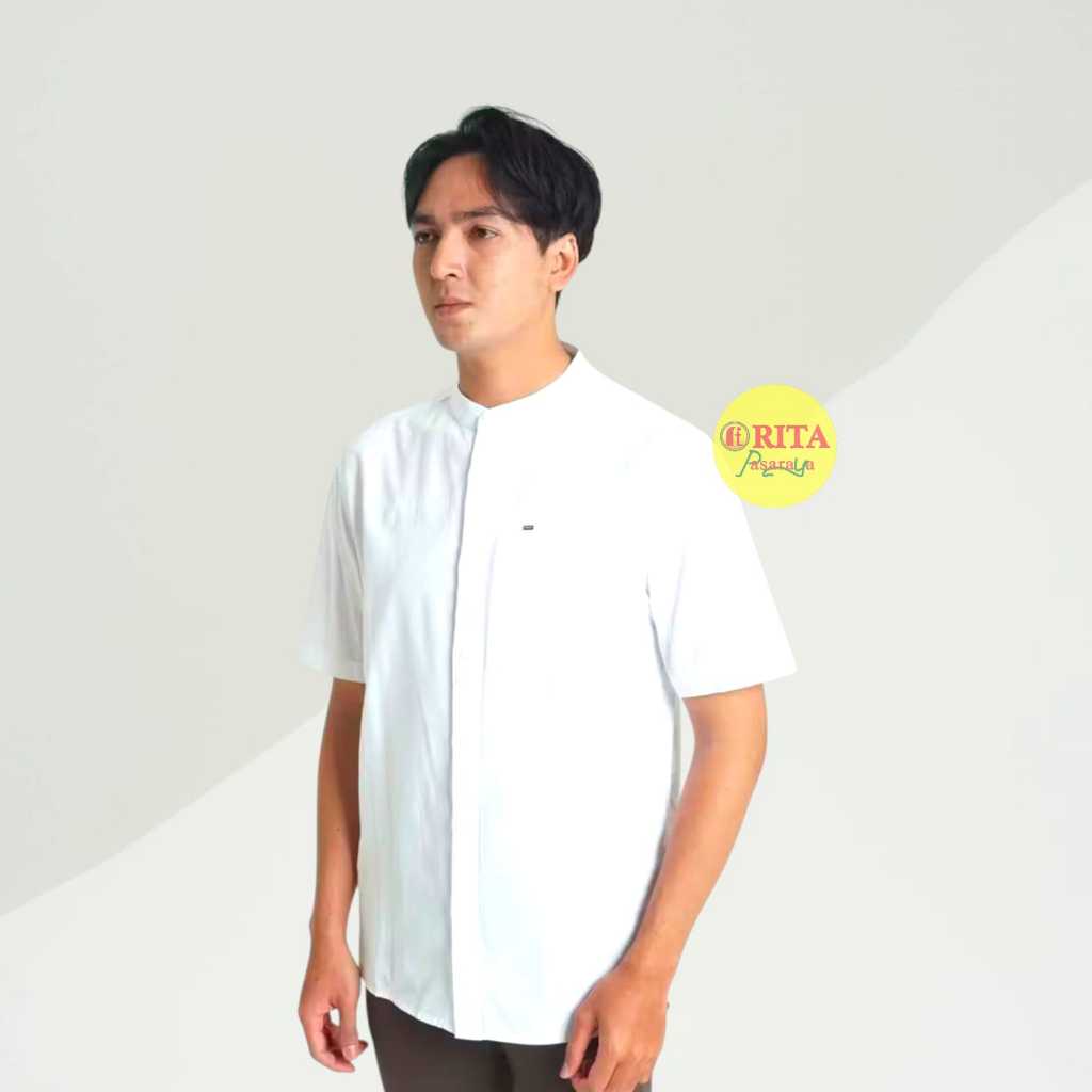 Forex Baju Koko Kain Motif Regural Fit