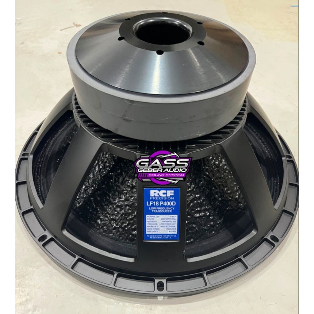 speaker 18 inch rcf lf18p400D rcf 18p400 dobel magnet