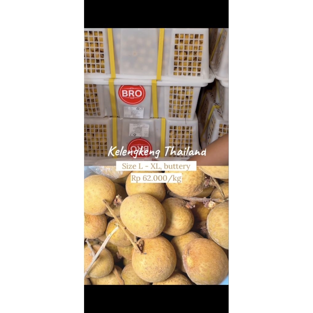 Pre Order "Buah Premium Pasar Induk" (PO Buah Premium Pasar Induk) - Kelengkeng Thailand