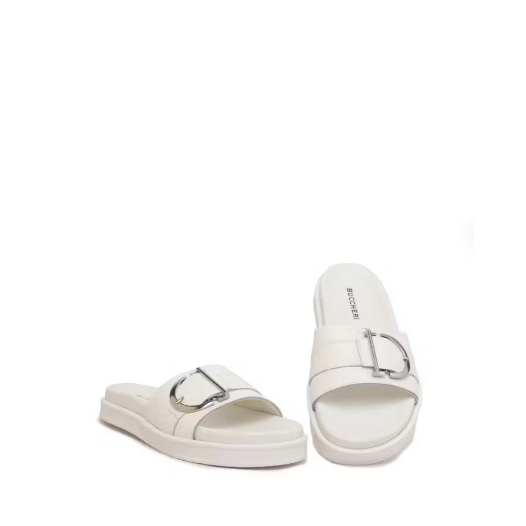 Preloved Like New Sandal Buccheri White