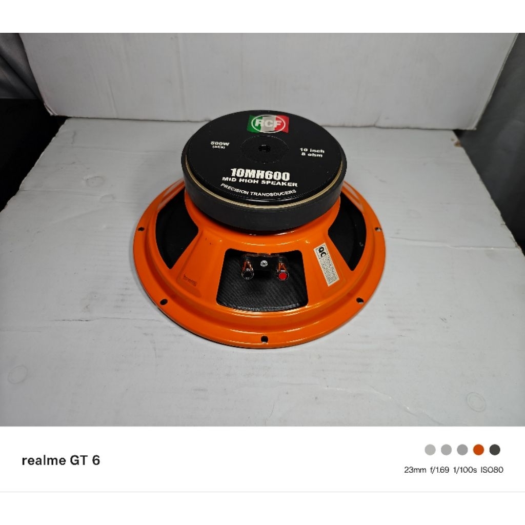 Speaker 10 Inch RCF 10MH600 Original 500W Mid high