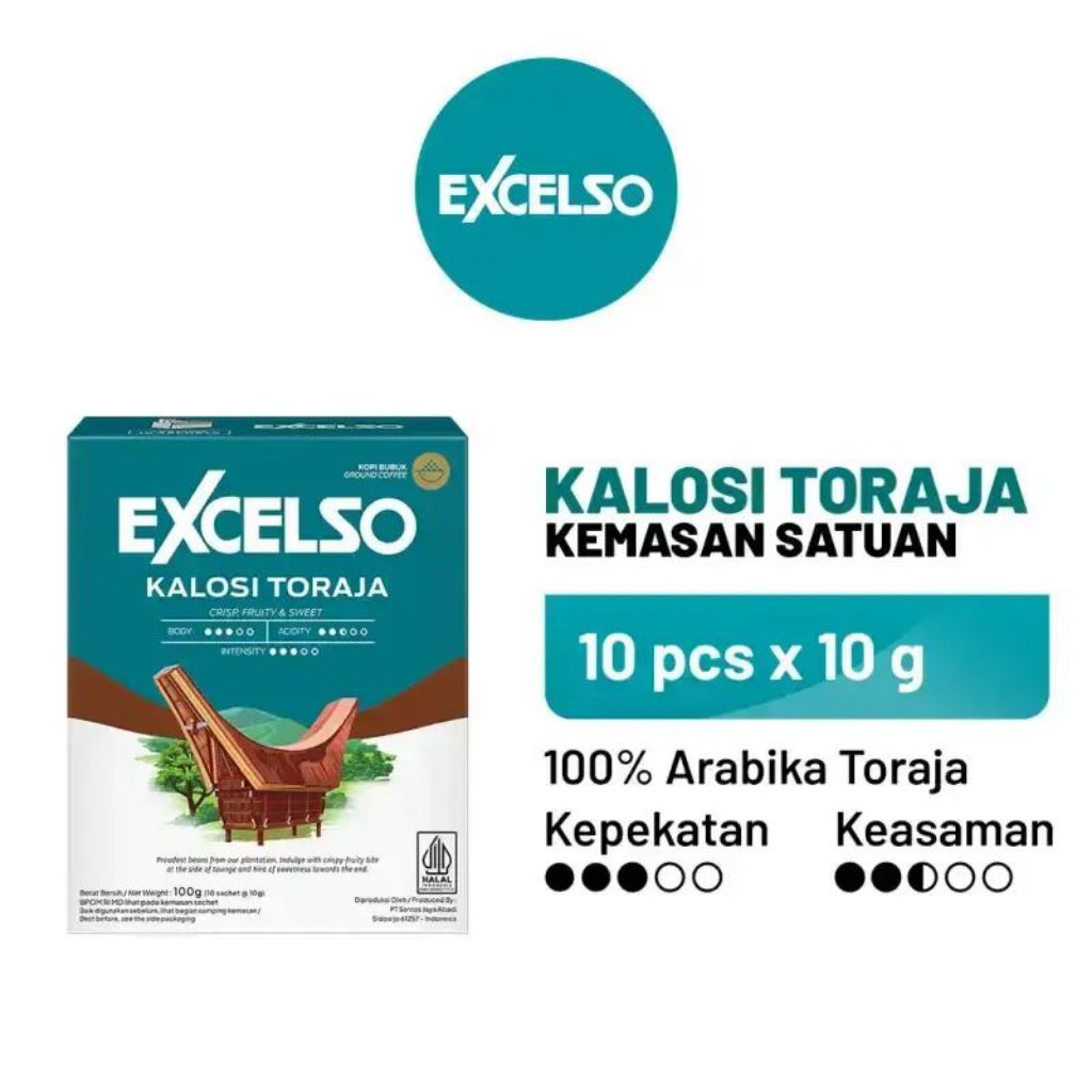 EXCELSO KALOSI TORAJA KOPI SACHET