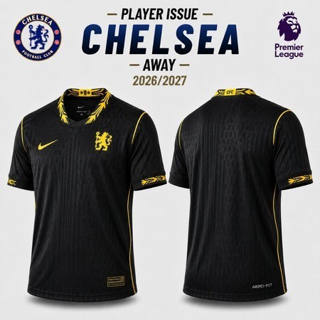 ( PLAYER ISSUE ) Jersey Bola Chelsea Away 2026/2027 New Player Issue PREMIUM