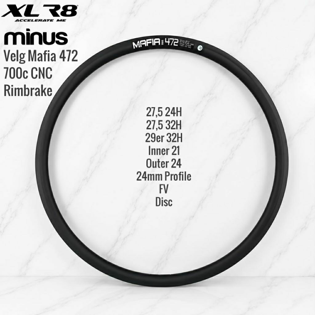 Velg Mafia 472 27.5 / 29er Disc 24H 32H Profile 24mm FV