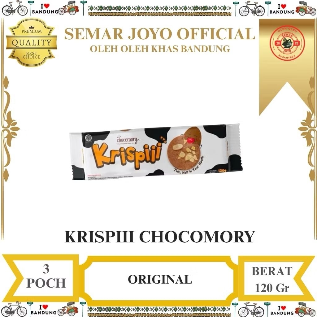 Krispii Chocomory II oleh oleh khas Bandung