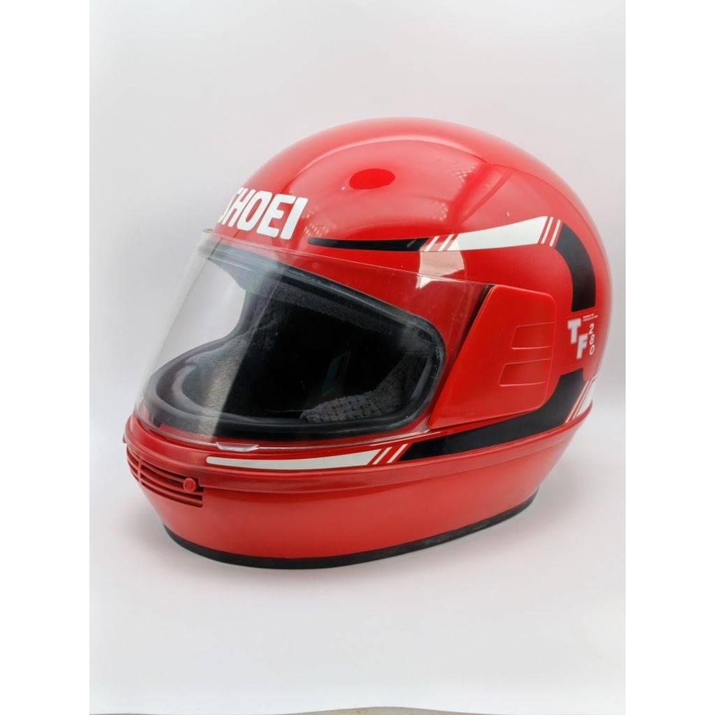 HELM SHOEI VINTAGE TF-280 RED GRAPHIC