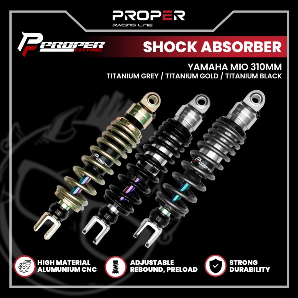 SHOCK BREAKER YAHAMA MIO 310MM ABSORBER PROPER RACING LINE