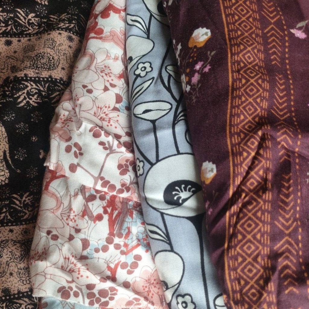 kain ceruty, armany silky, rayon ,cringkel , wolfis