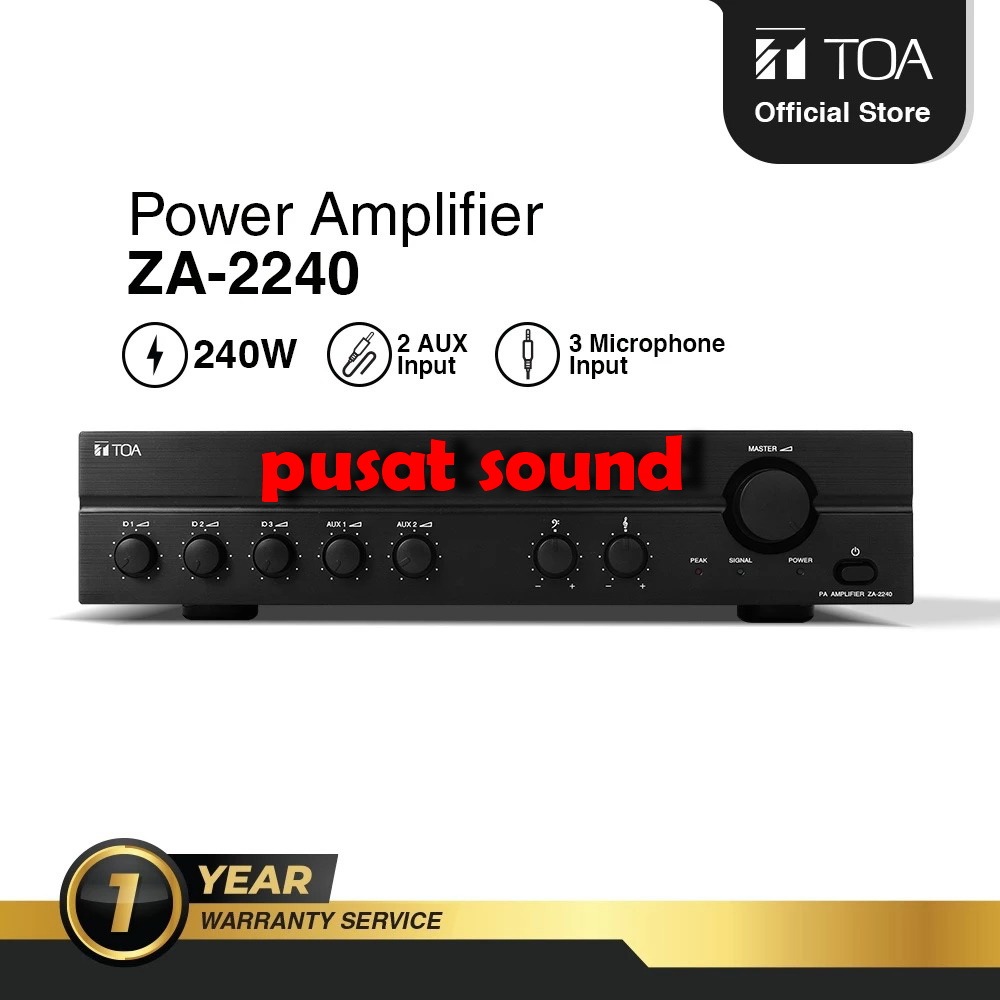 TOA ZA-2240 Power Amplifier 240 W Toa ZA2240