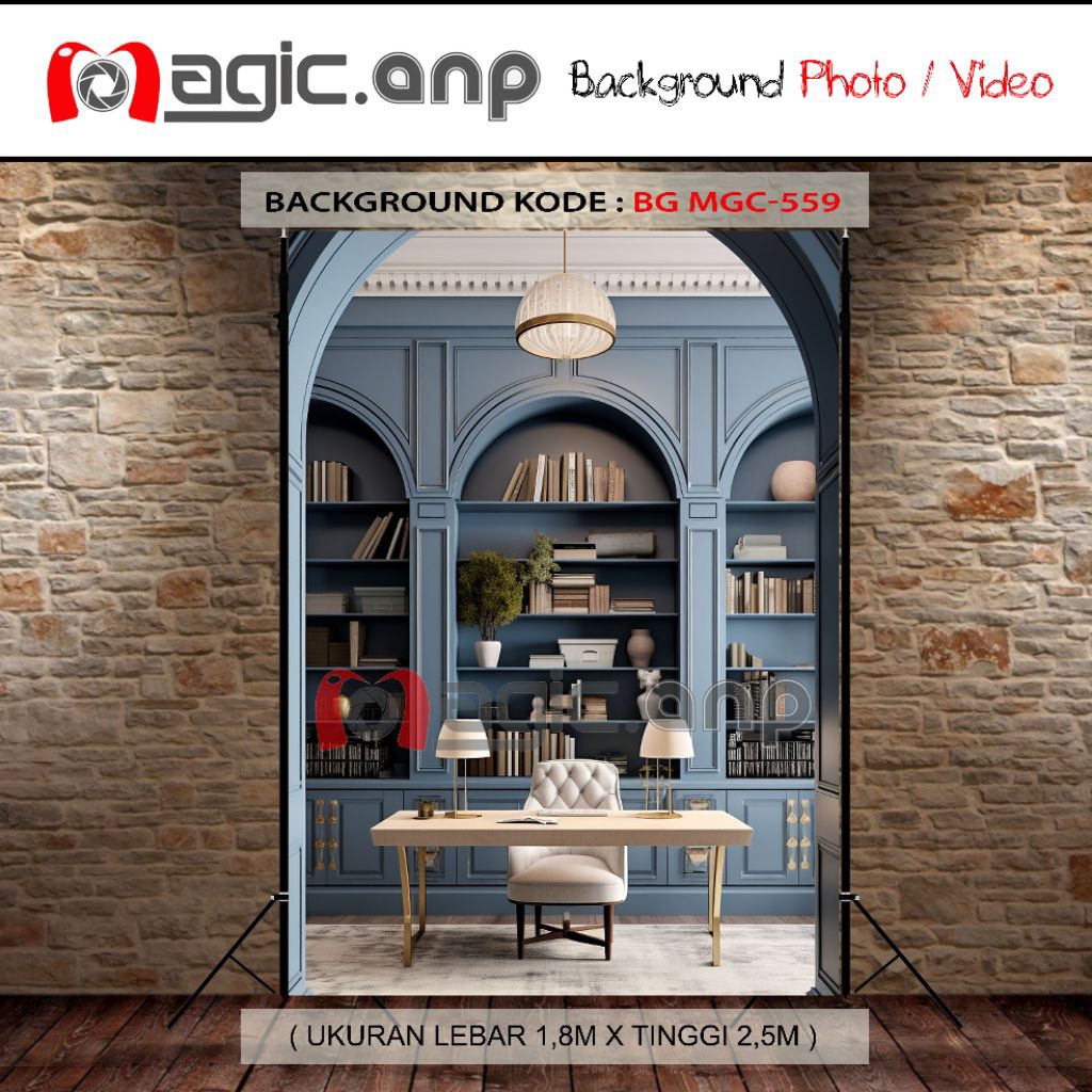 Background Buku Wisuda interior BG MGC