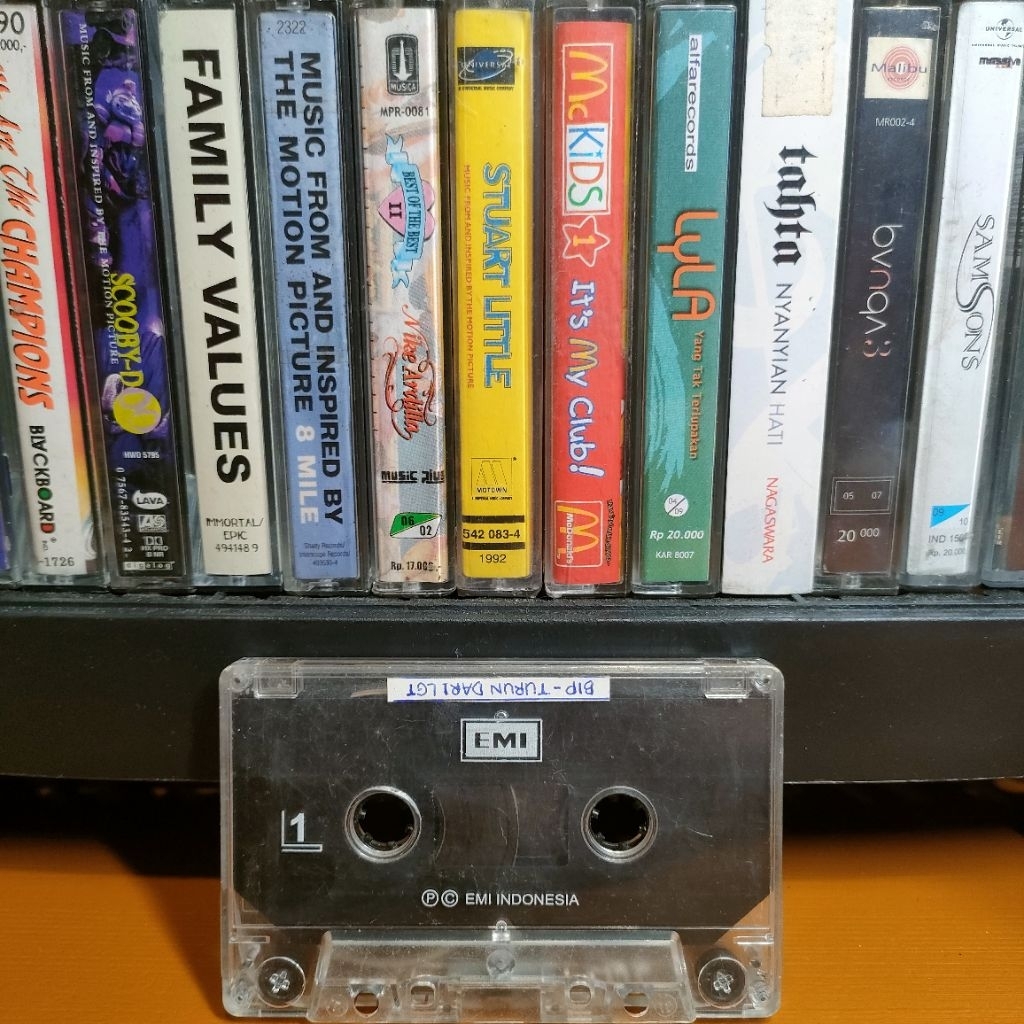 Kaset Pita Bip BIP Turn Dari Langit hanya kaset