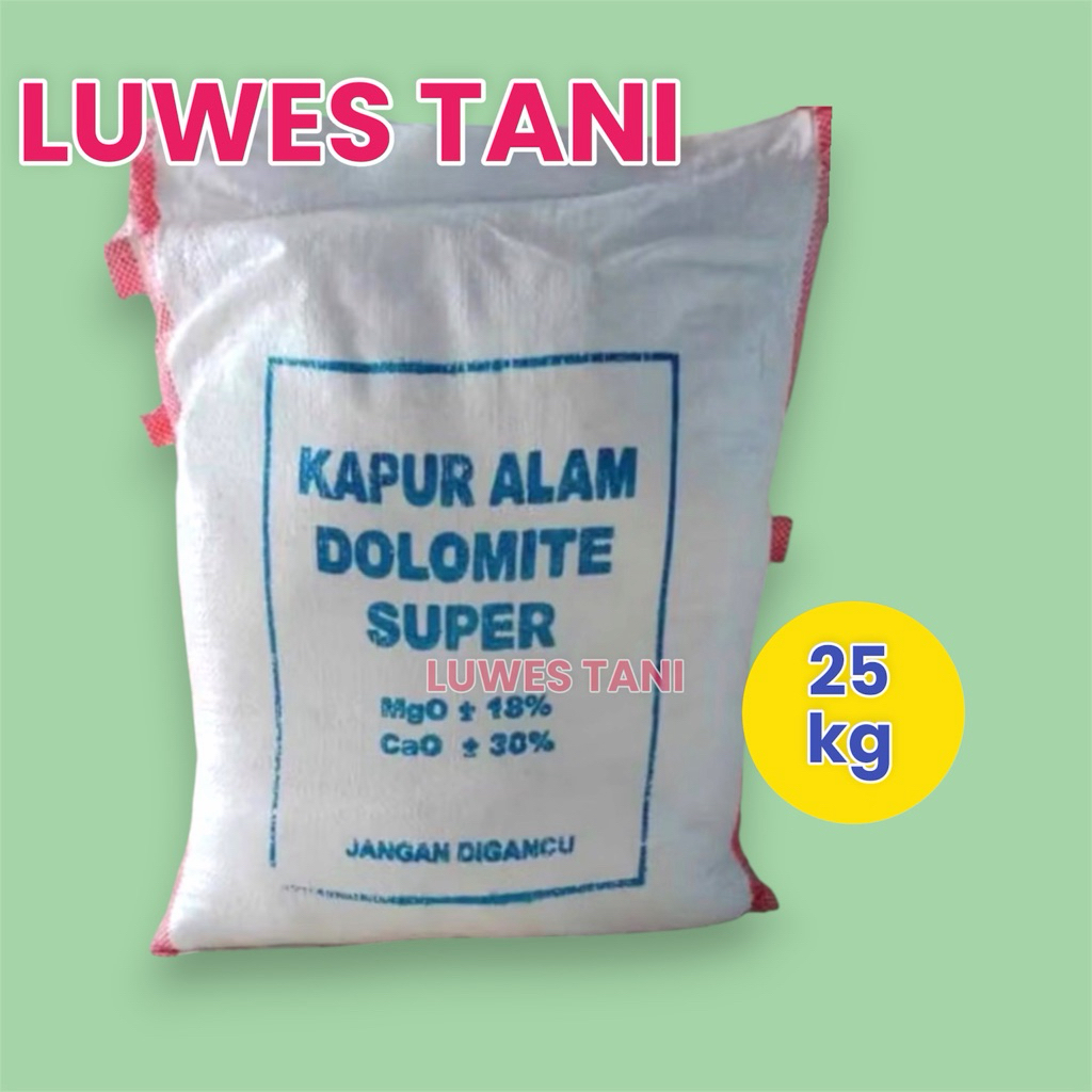 KAPUR DOLOMIT 25 KG PEMBENAH TANAH | PENETRAL pH TANAH