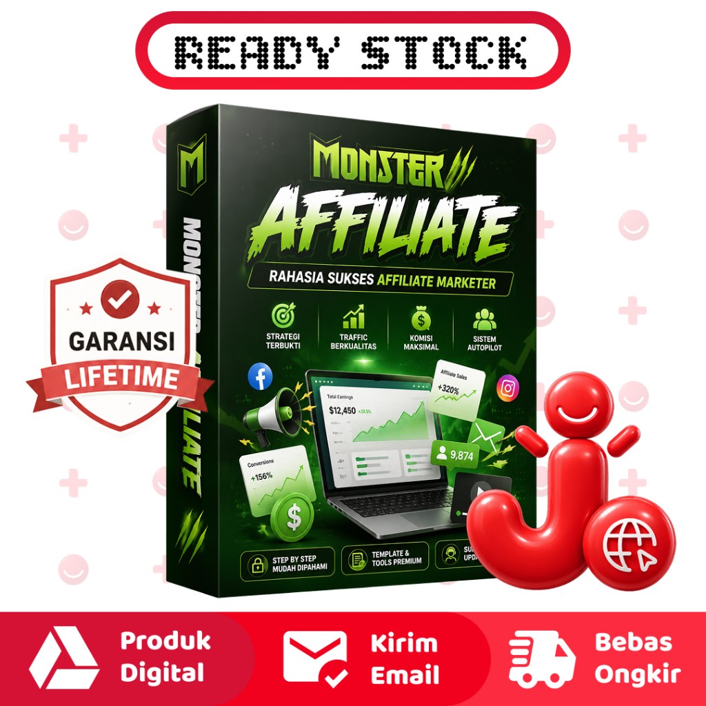 ECOURSE MONSTER AFFILIATE - RAHASIA CUAN AFFILIATE MARKETING LENGKAP
