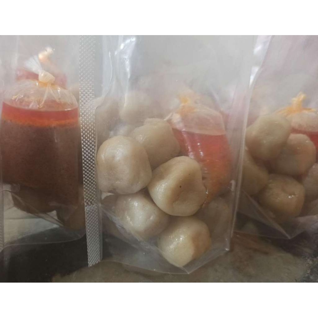 cilok bumbu kacang isi 8+bumbu