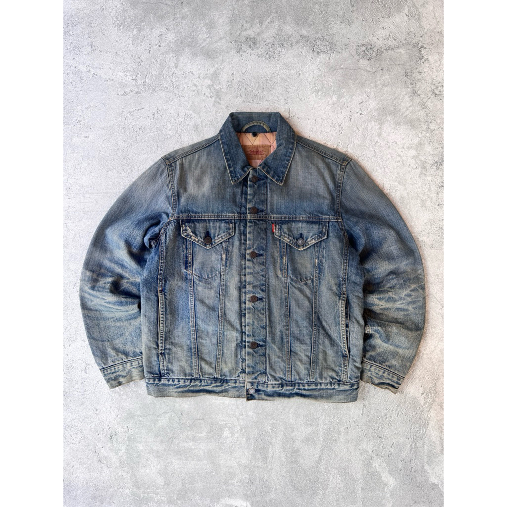 jacket trucker denim levi’s vintage japan