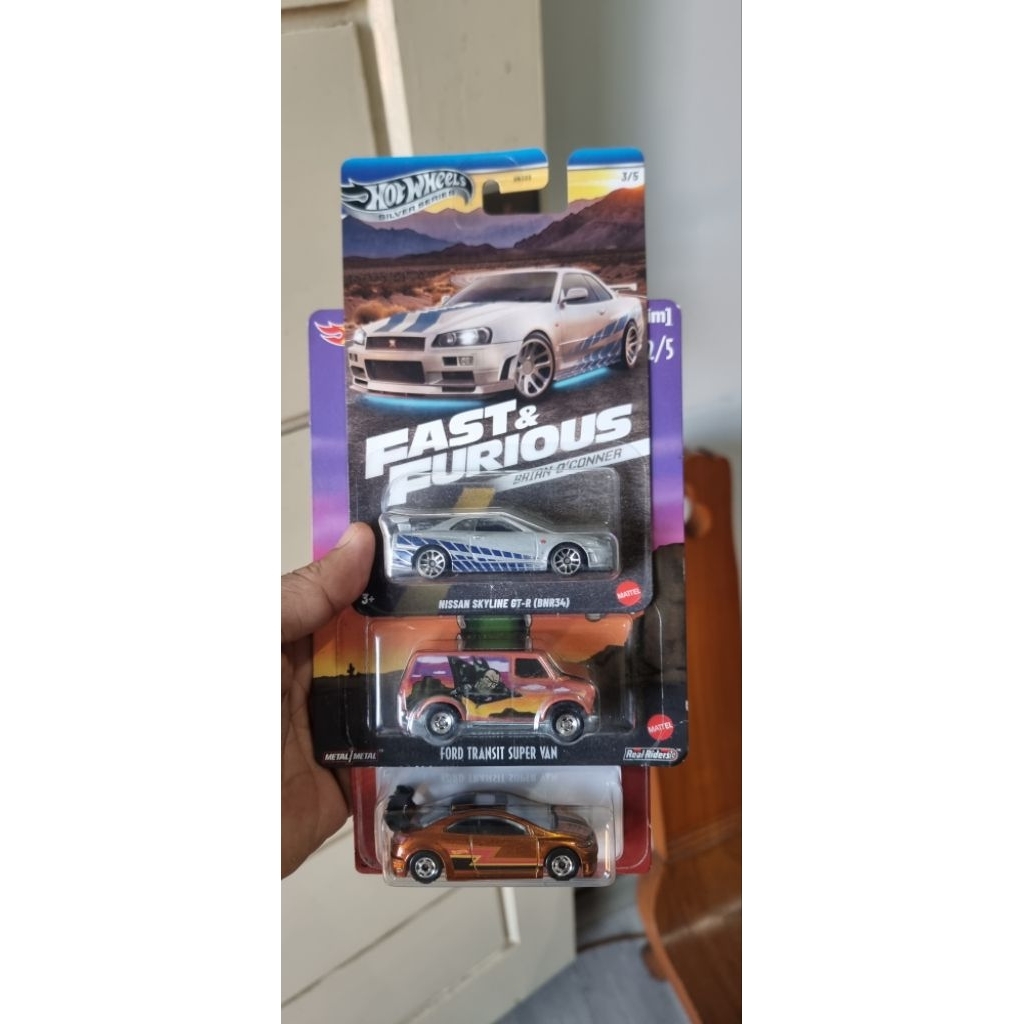 Hotwheels paketan R34 ,van dan civic si