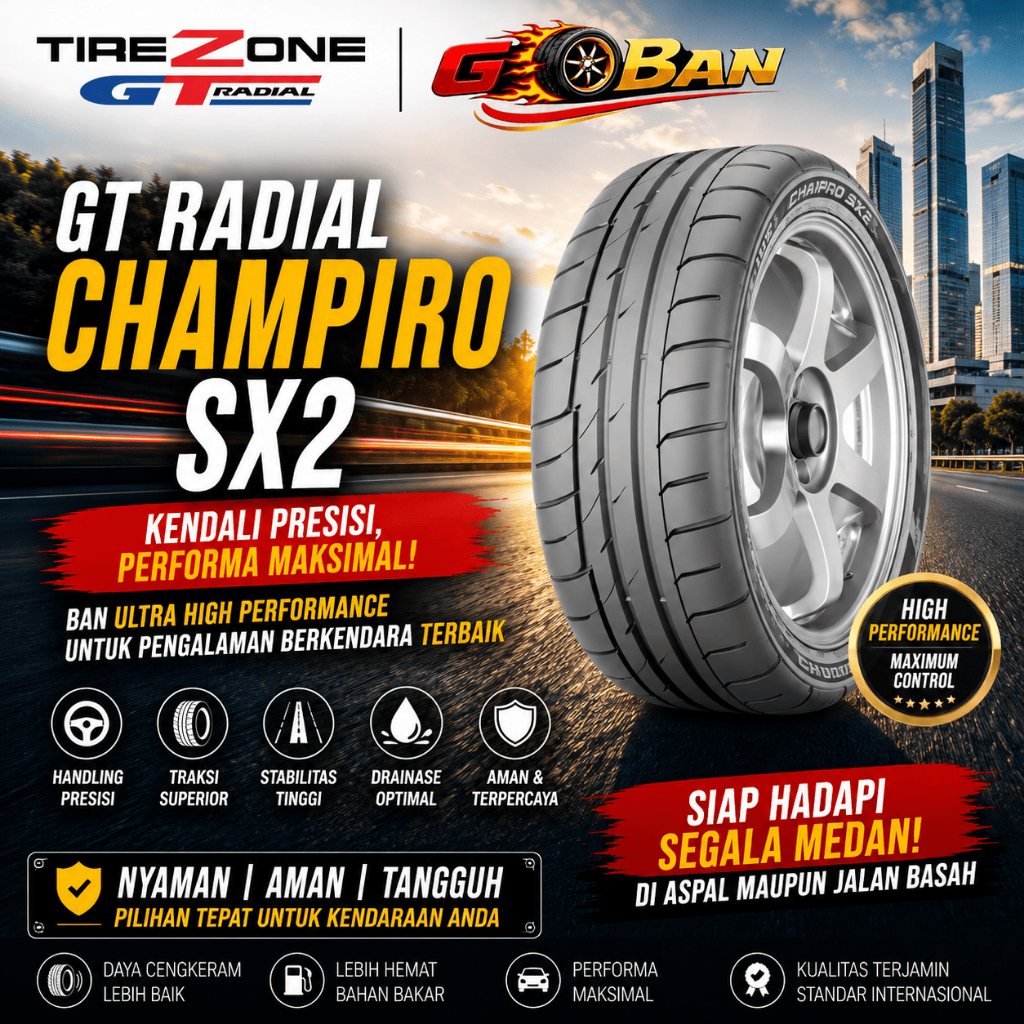 Ban Mobil GT Radial SX2 195/55 R15