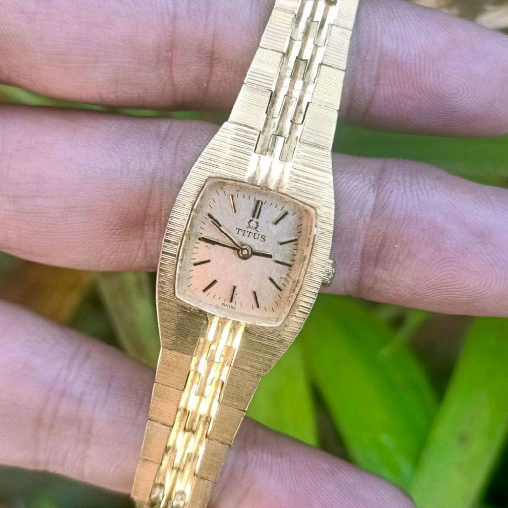 Jam Tangan Titus Manual Winding Ladies Original