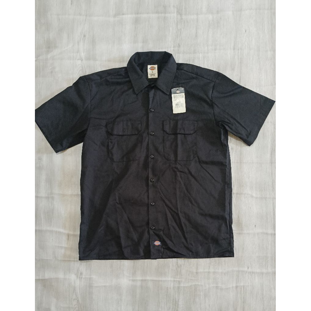 Second Dickies 1574 Short Sleeve Work Shirt Black