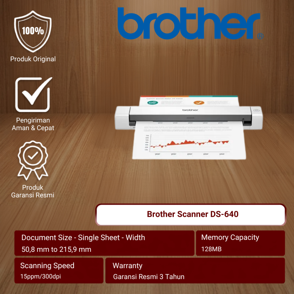 Scanner Brother Mobile Scanner DS-640