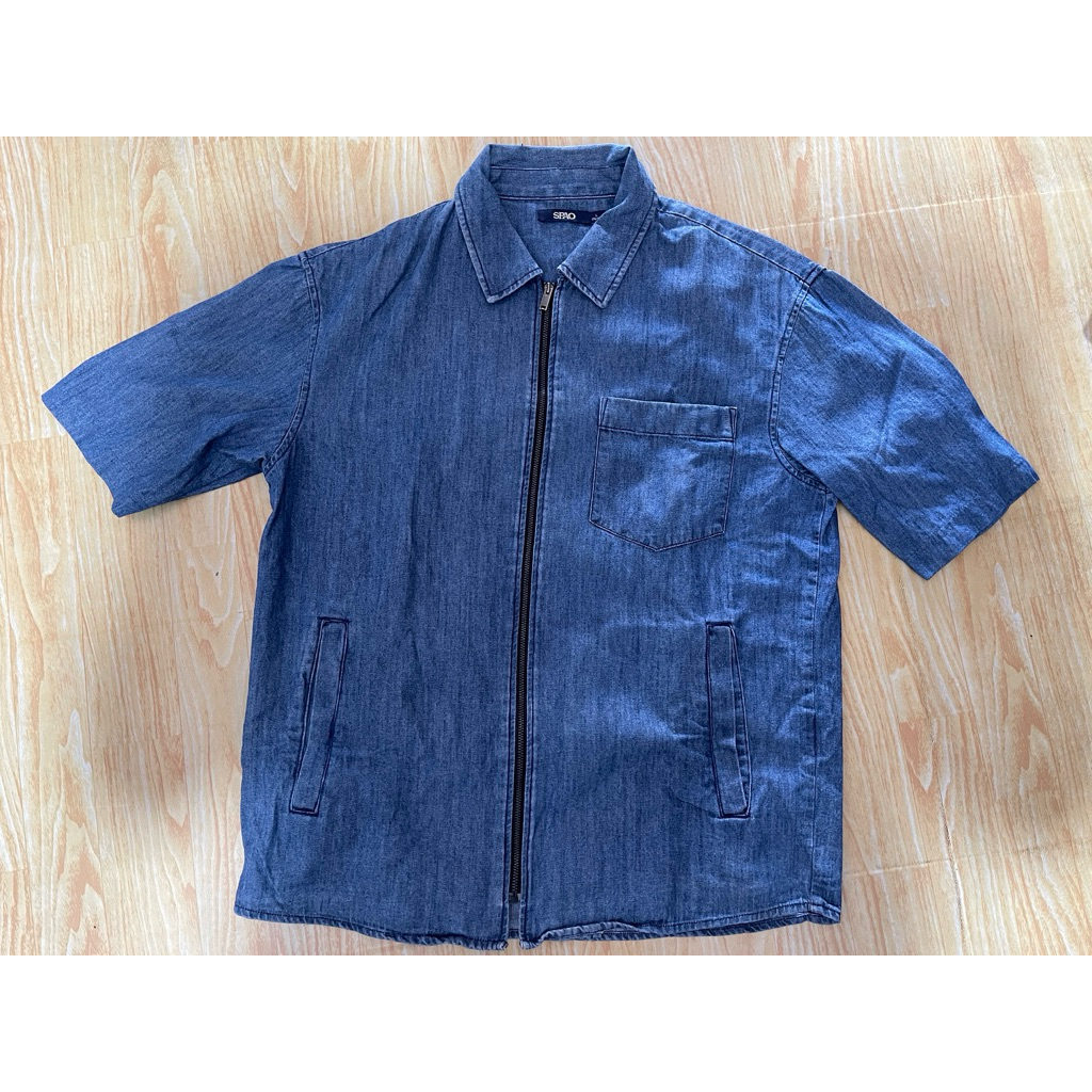 kemeja denim spao