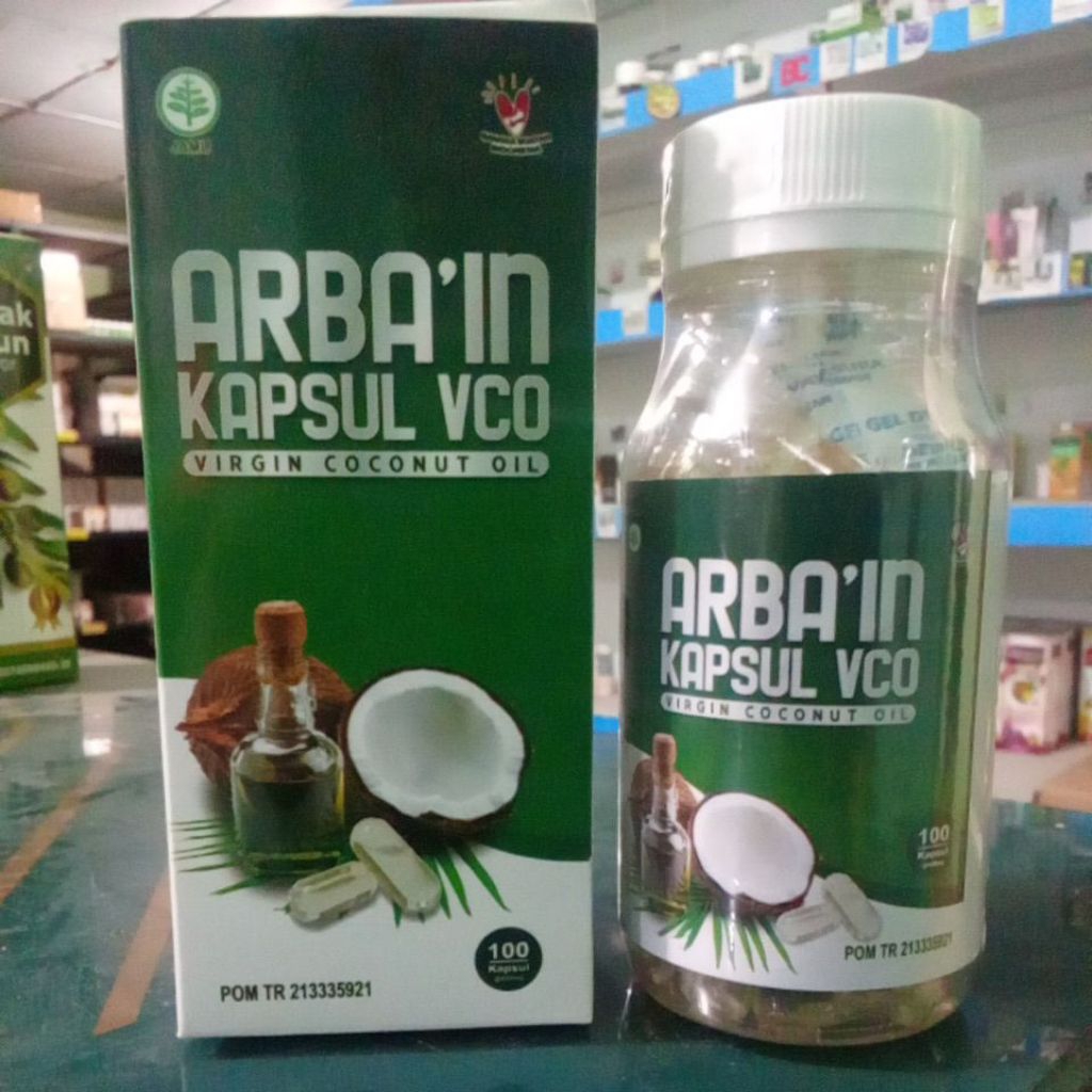 VCO 100Kapsul arbain/minyak vco 100kapsul arbain/arbain vco 100kapsul