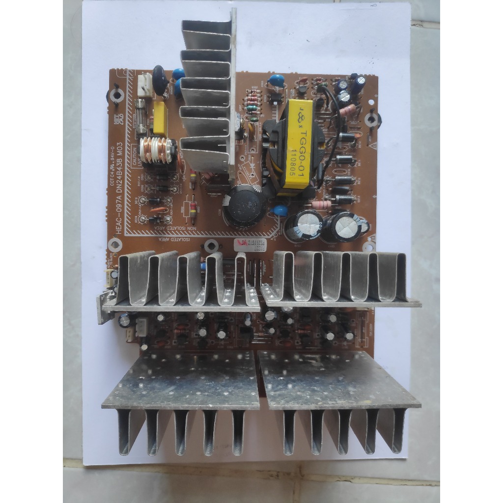 PSU  DAN POWER AMPLI SPEAKER AKTIF POLYTRON PAS 27 ORIGINAL