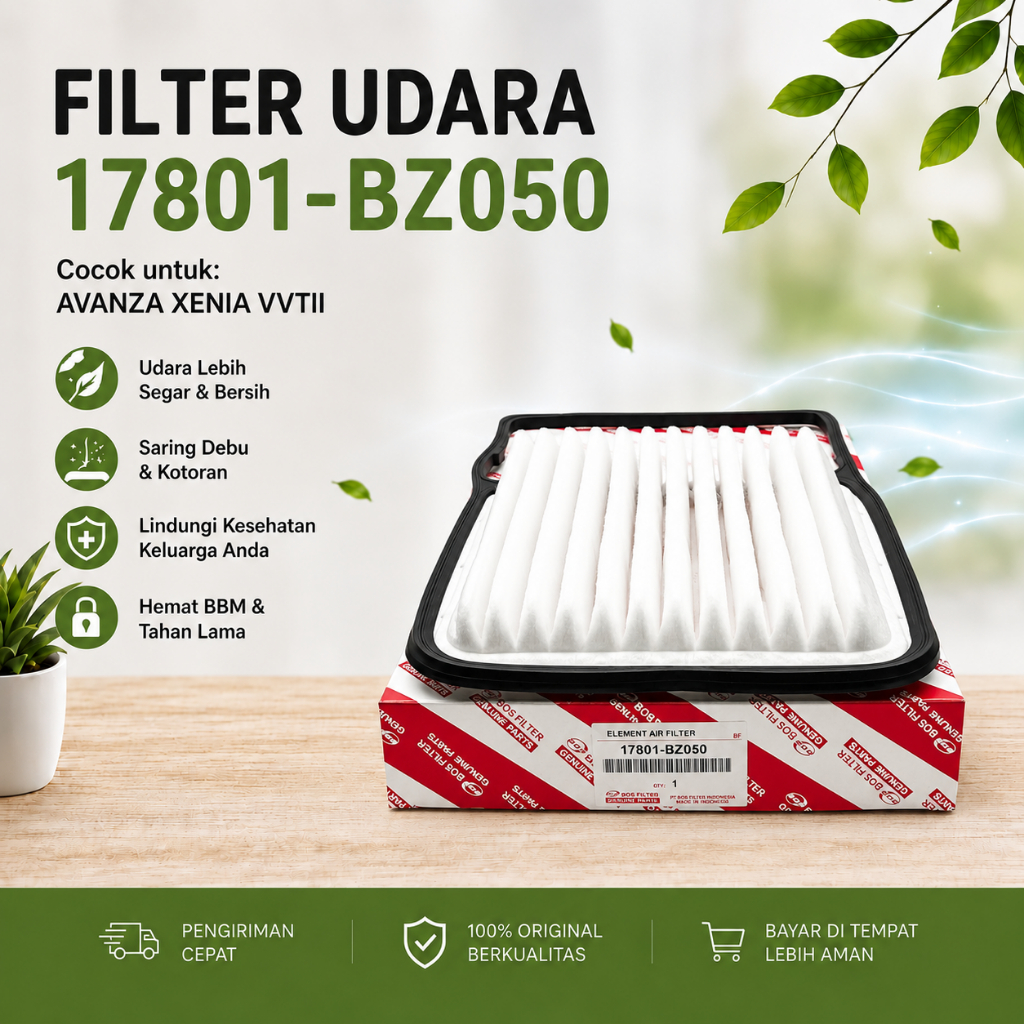 FILTER UDARA AVANZA XENIA VVTI 17801-BZ050 // F BZ050