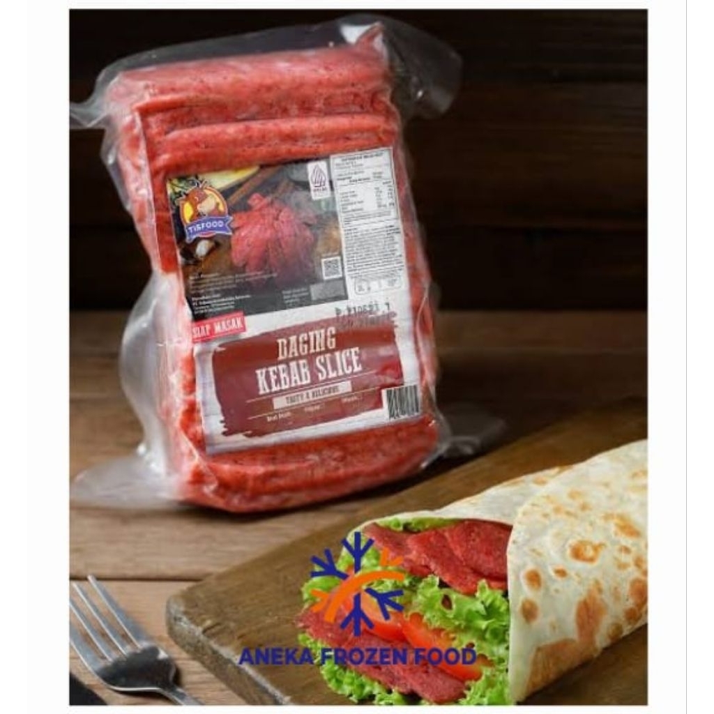 TISFOOD Daging slice kebab Isian kebab Daging kebab