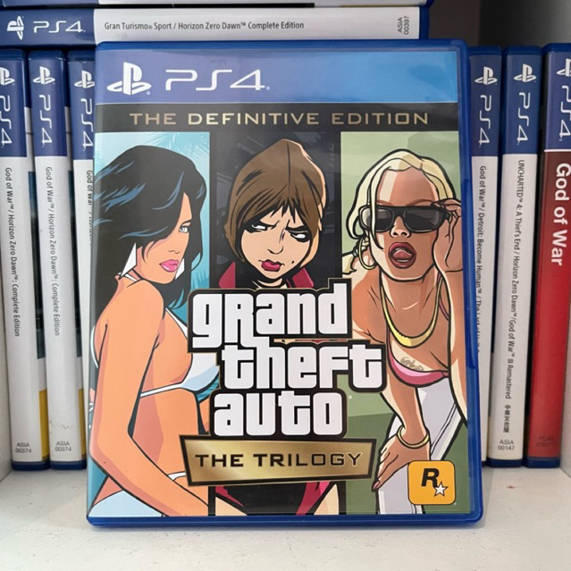 disc GTA THE TRILOGY ps4 kaset playstation4 gta san andreas gta3 vice city