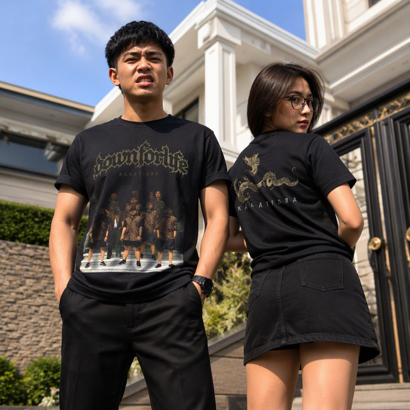 NEW READY STOCK || Kaos Down for Life Tour 2026 Kalatidha Tshirt Bahan Katun Kombed 30s || Size S M 
