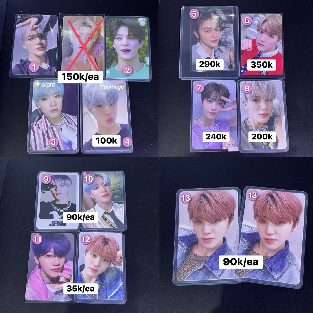[READ DESK] TAKE ALL PHOTOCARD HD JENO JAEMIN GYM NABON SUMPIT ALU KIPAS ISTJ
