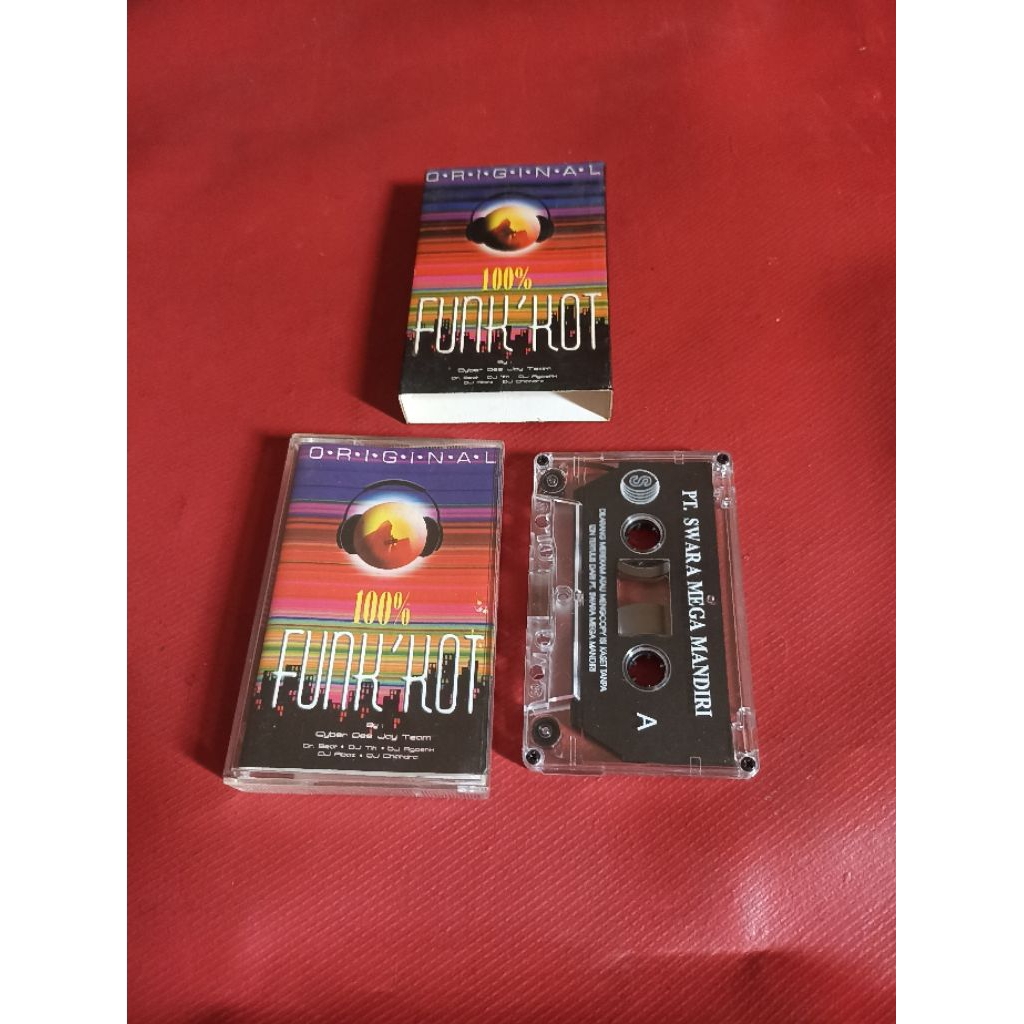 100% Funk'Kot Kaset Pita Tanpa Coretan Lengkap Cover Selongsong