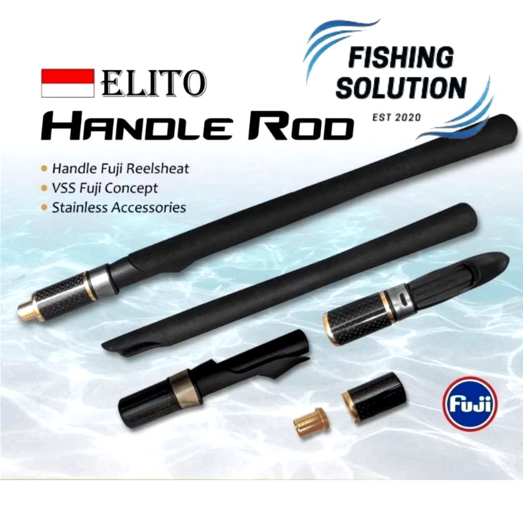 Rod Handle / Gagang Joran Busa Eva Set Fuji Elito 40cm Custom Joran Pancing