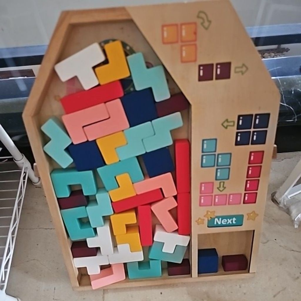 tetris kayu besar