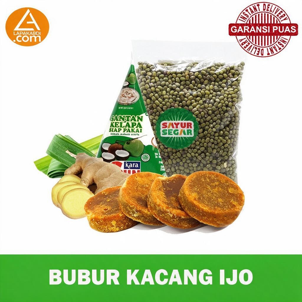 Paket Sayur Bubur Kacang Ijo Spesial Masakan Siap Masak 1 Pack - Sayur Segar Cirebon