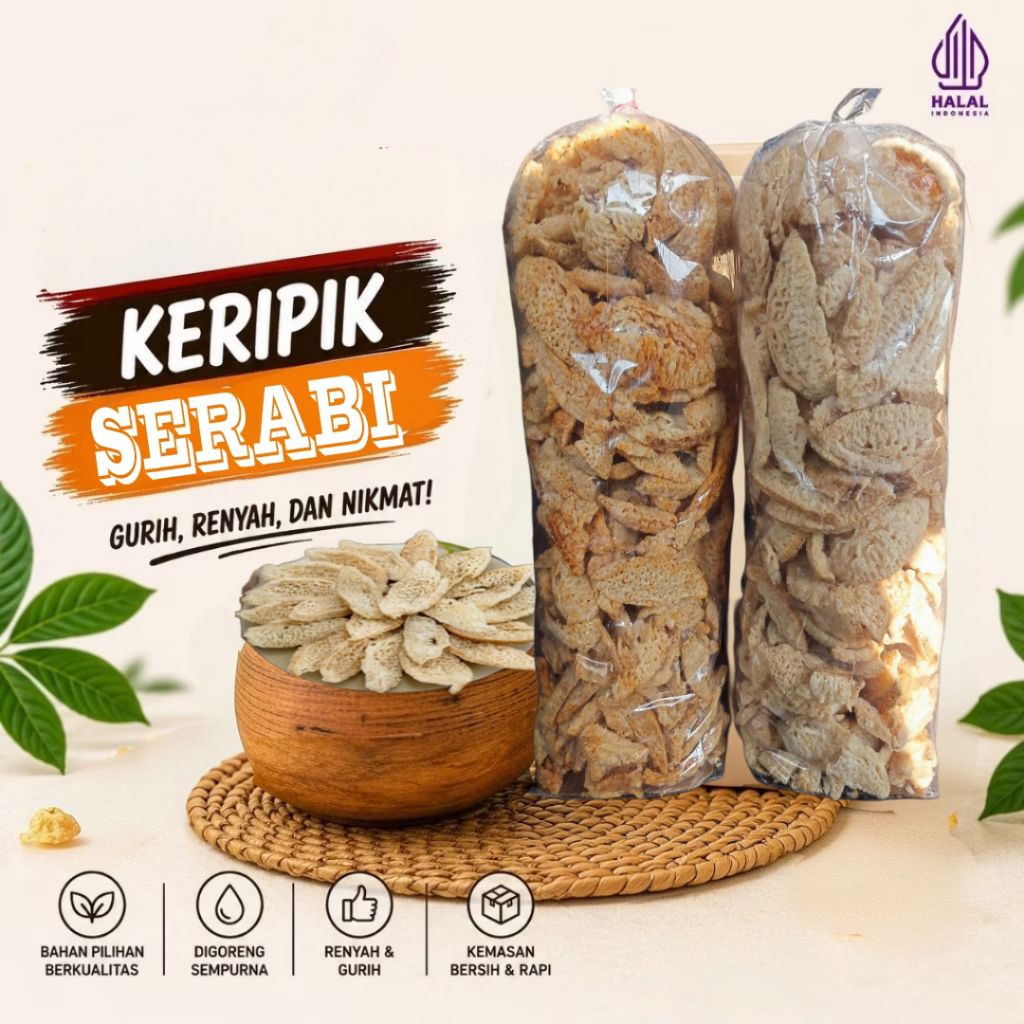 YR Serabi Goreng 500gr Serabi Goreng Kriuk Serabi Krispi