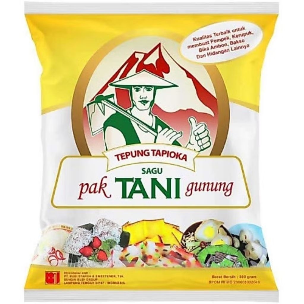 Tepung tapioka cap tani