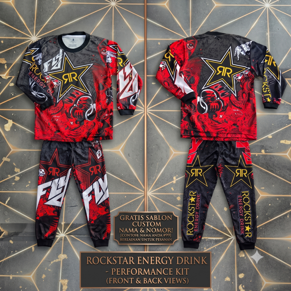 Setelan baju motor cross/baju sepeda anak/baju motor cross murah