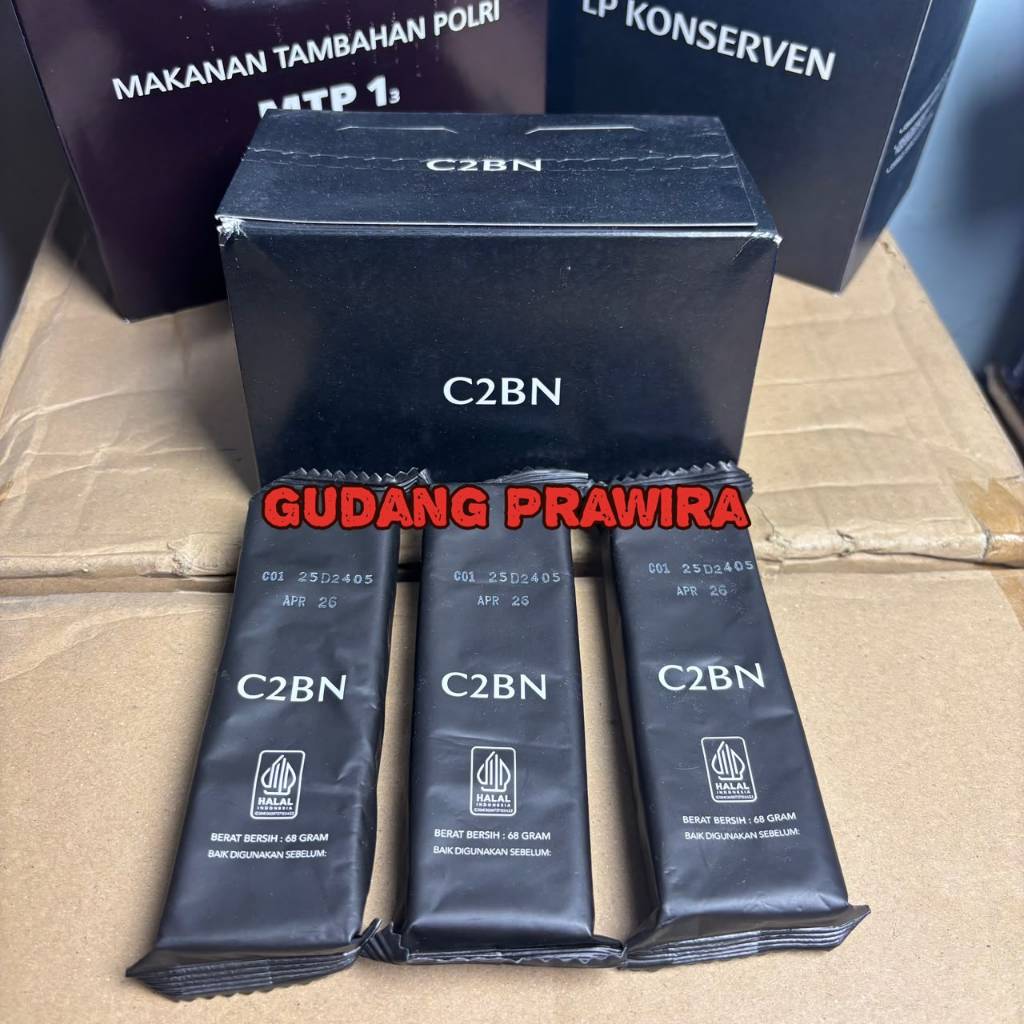 Ransum C2BN PROBAR Coklat BAR Kotak Exp 2027  Probar coklat asli TNI