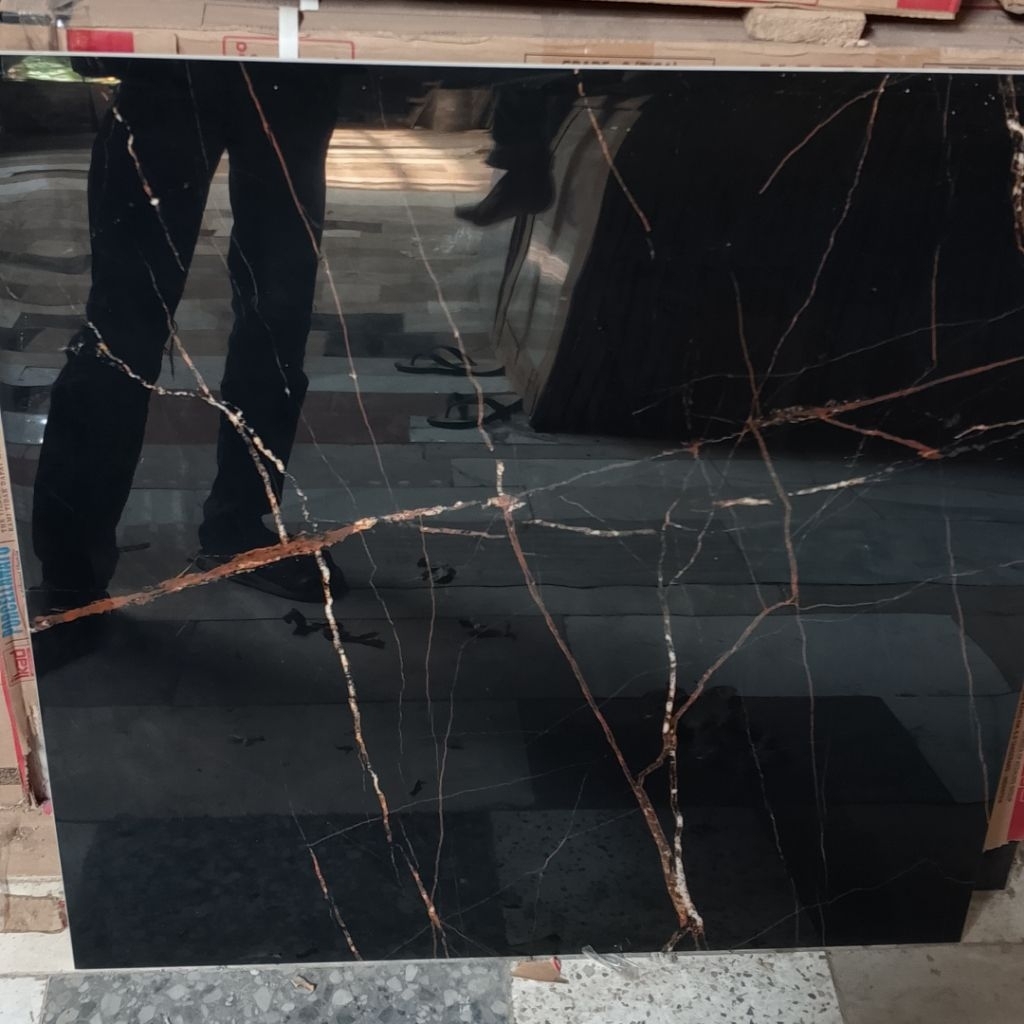granit 80x80 ontario black~ikad glazed polish