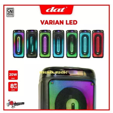 DAT DT 880 Speaker Bluetooth Portable 2 Mic Wireless Ex Bass