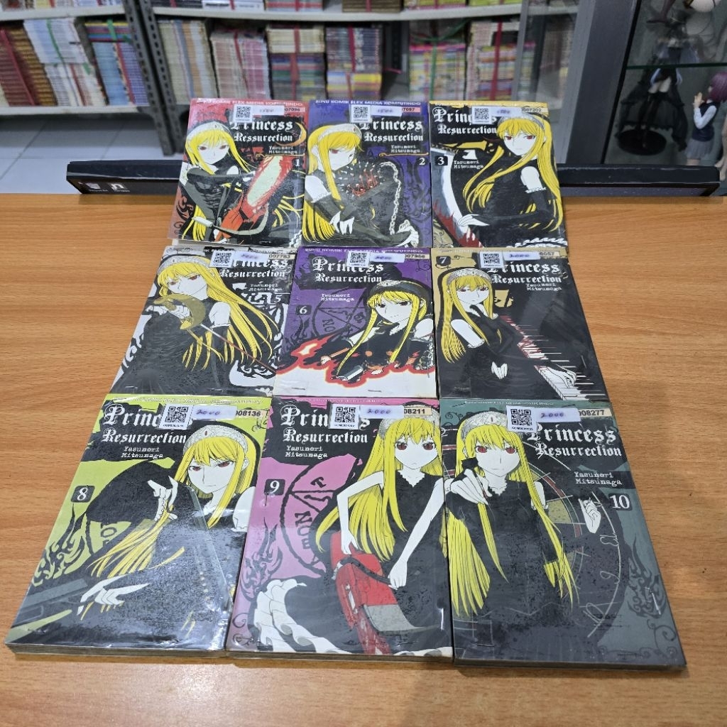Bundle Komik Princess Ressurection Volume 1-20 (tidak lengkap) Preloved