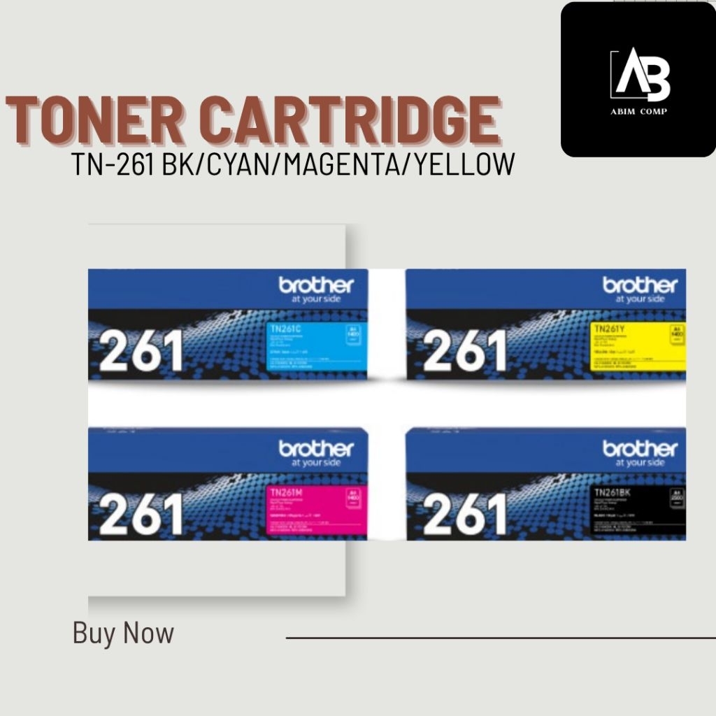 Toner Cartridge TN-261 Black & Colour MFC-9330CDW/MFC-9140CDN.