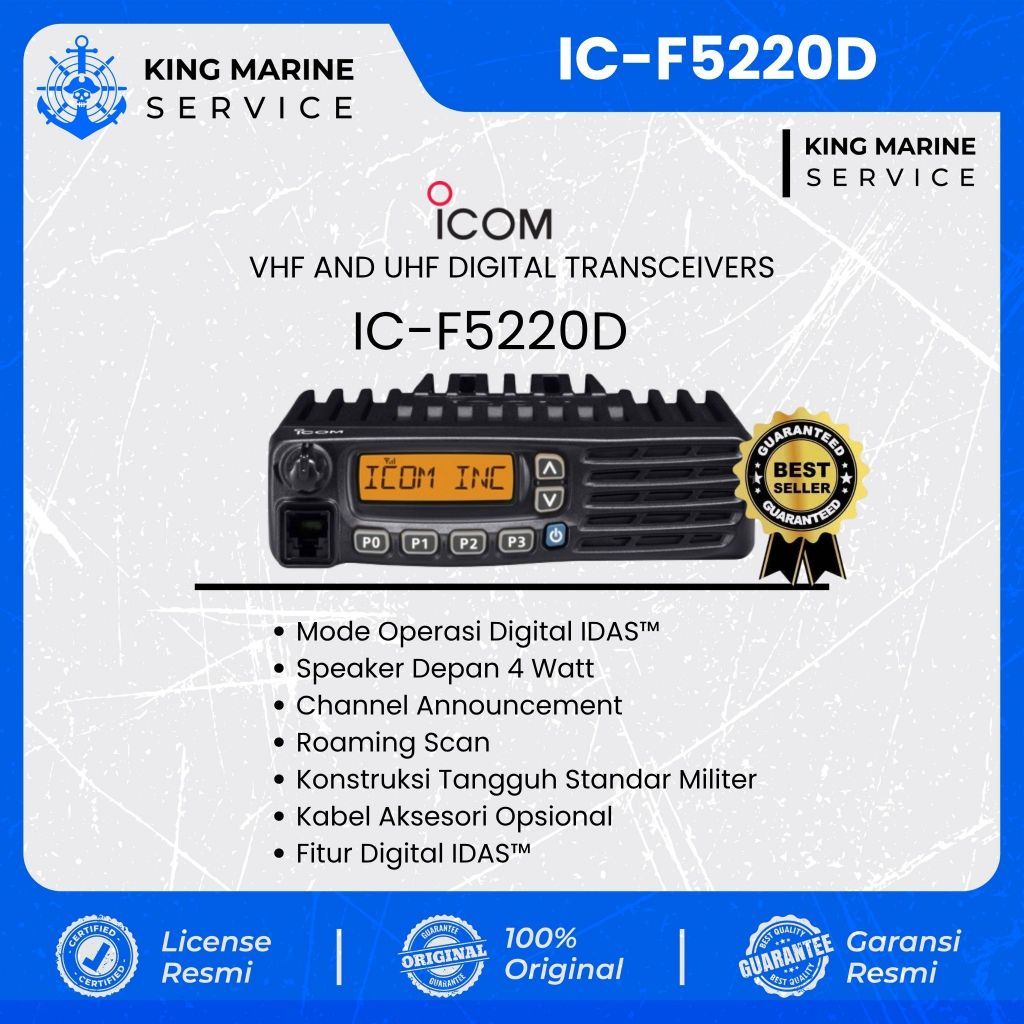 Icom IC-F5220D Radio Rig VHF