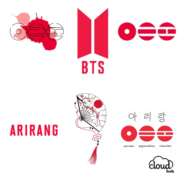 [ARIRANG] BTS Tour Temporary Tattoo Merchandise Sticker Fans Tattoo