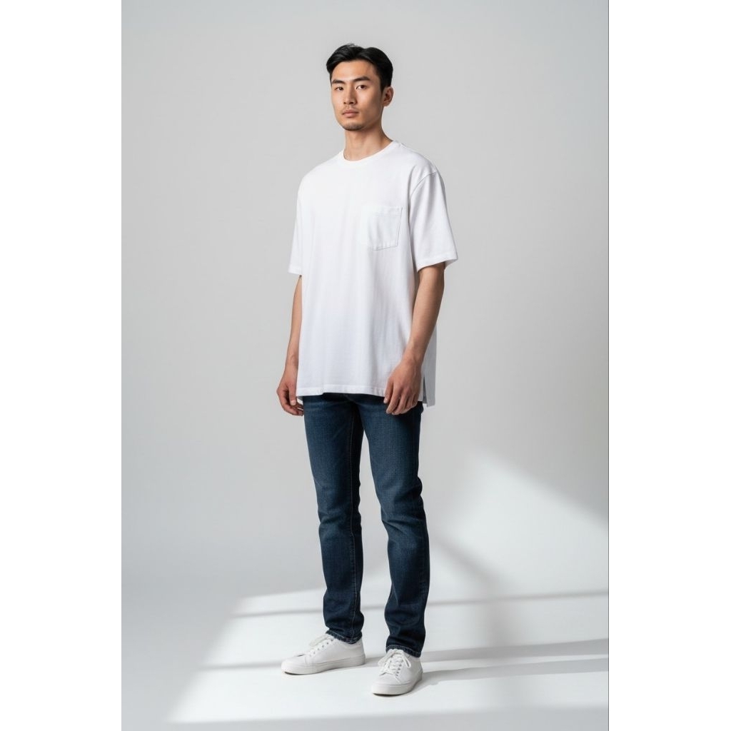 cos white casual shirt