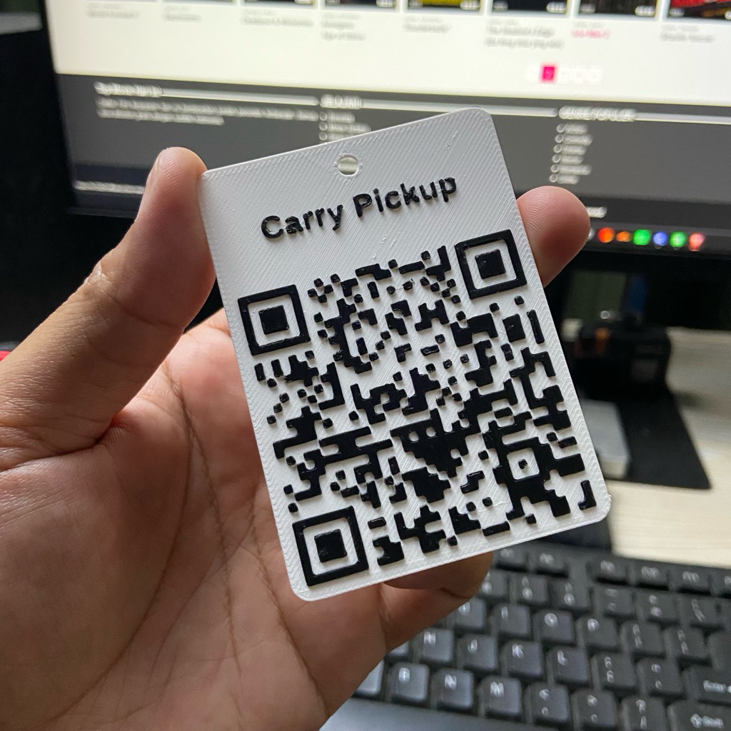 Cetak Kartu QR Pertamina 3D Timbul Card MyPertamina Barcode Pertalite Solar